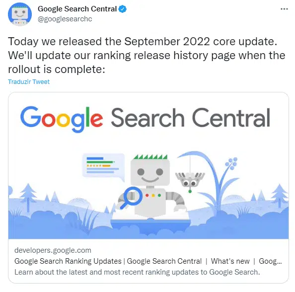 Google anuncia atualização